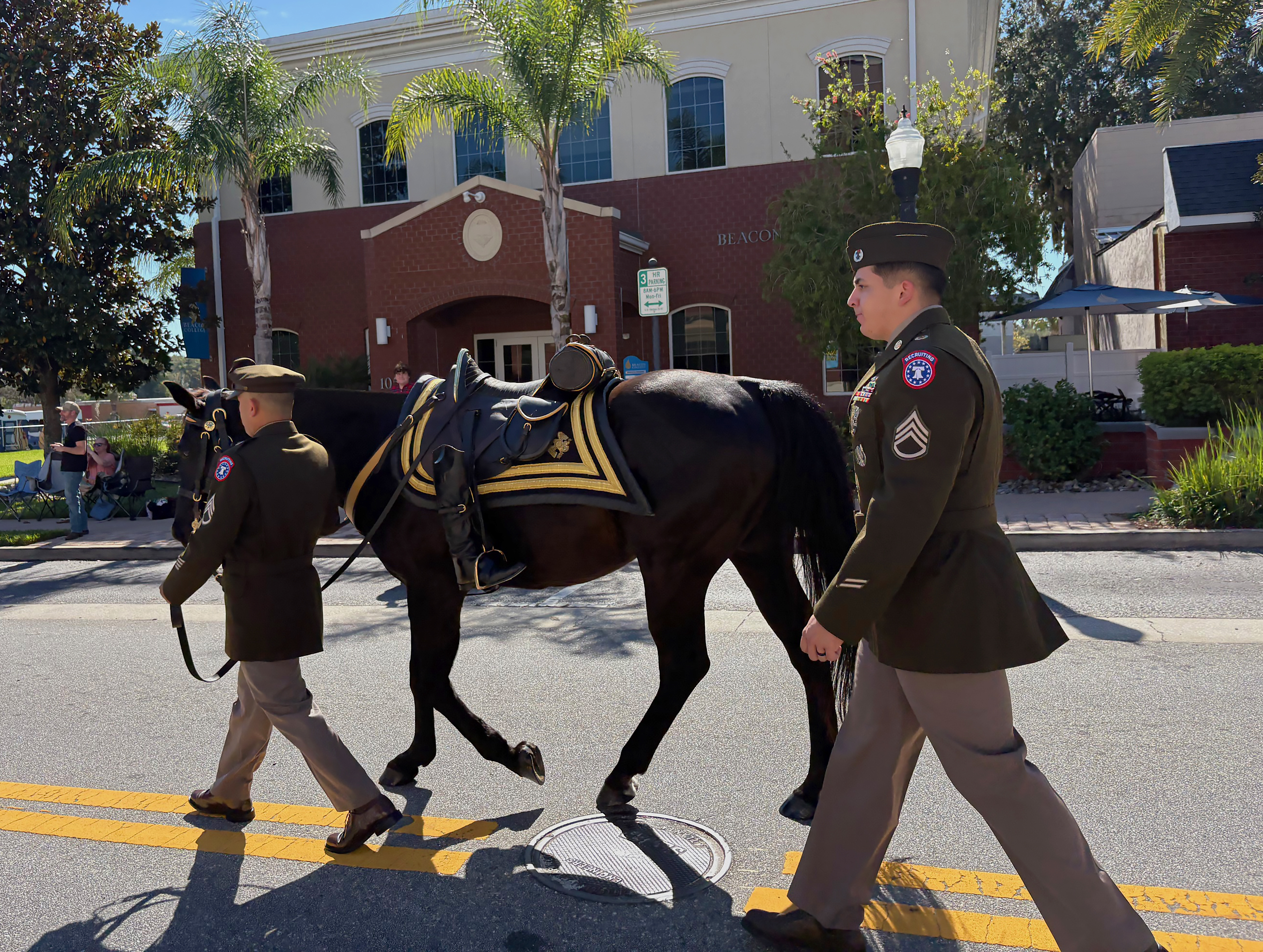 Leesburg FL Veteran's Day Parade featuring Florida Top Hands