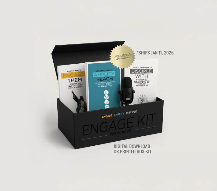 Engage Kit for Churches: Outreach, Evangelism, Discipleship, Podcast, Websites, and Social Media Engagement for Pastors and Ministry Leaders