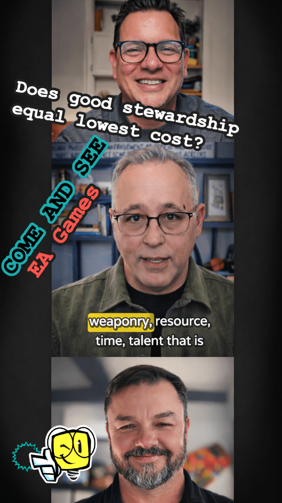 Here’s the hard truth: secular platforms are discipling kids every day. They shape values, identity, desire, belonging, and meaning, and they are funded accordingly. You cannot counter billion-dollar worldview systems with leftovers. You cannot out-serve excellence with mediocrity. You cannot expect world-class fruit from bargain-bin investment. Prayer matters. Faith matters. Obedience matters. But God has never opposed preparation. Biblical stewardship is not about spending less. It is about producing more—more clarity, more impact, more transformation, and more disciples. That requires vision, planning, systems, people, funding, and time. It requires leaders willing to say, “We’re going to build this right.” Not flashy. Not wasteful. But excellent. On purpose. Mark McKane, Come and See Foundation for The Chosen TV Series.