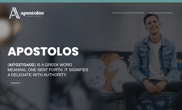 Apostolos Leadership Residency, branding, logo, identity fresh